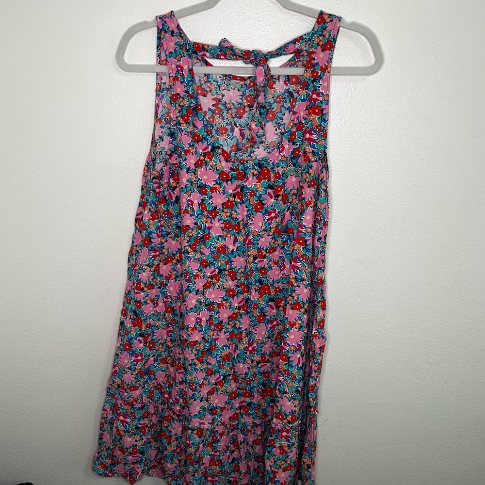 Loft floral print tie back sundress - Picture 6 of 9